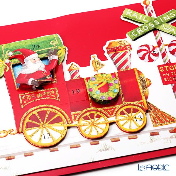 カスパリ アドベントカレンダー XADVUS266 ホリデイエクスプレス 26.5×5-105×24.5cm