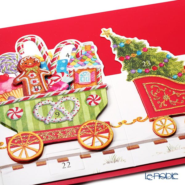 カスパリ アドベントカレンダー XADVUS266 ホリデイエクスプレス 26.5×5-105×24.5cm