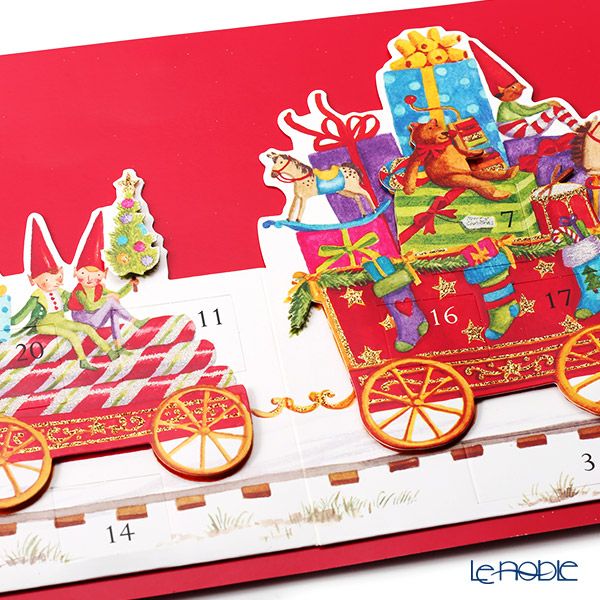 カスパリ アドベントカレンダー XADVUS266 ホリデイエクスプレス 26.5×5-105×24.5cm