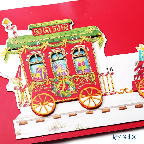 カスパリ アドベントカレンダー XADVUS266 ホリデイエクスプレス 26.5×5-105×24.5cm