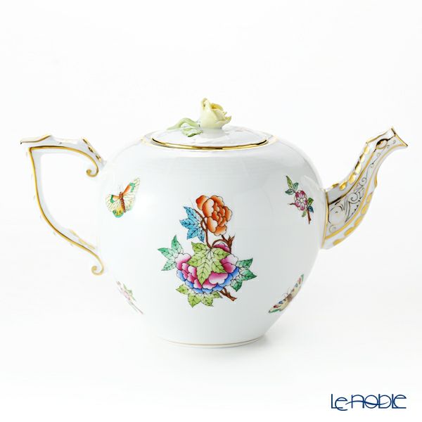 ヘレンド ヴィクトリア・プレーン VA 00606-0-09 ティーポット ローズ 800ml