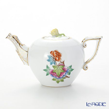 ヘレンド ヴィクトリア・プレーン VA 00608-0-09 ティーポット ローズ 400ml