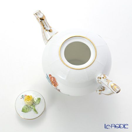 ヘレンド ヴィクトリア・プレーン VA 00608-0-09 ティーポット ローズ 400ml