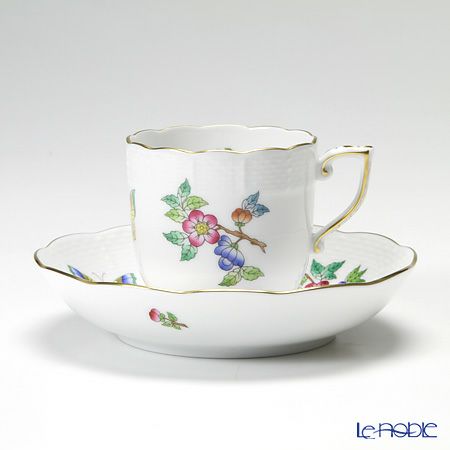 ヘレンド ヴィクトリア・プレーン VA 00707-0-00 モカカップ＆ソーサー 150ml