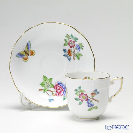 ヘレンド ヴィクトリア・プレーン VA 00707-0-00 モカカップ＆ソーサー 150ml