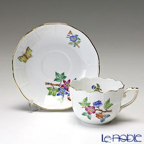 ヘレンド ヴィクトリア・プレーン VA 00711-0-00 モカカップ＆ソーサー 100ml