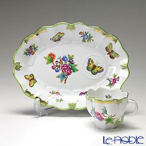 ヘレンド ヴィクトリア・ブーケ 04740-0-00 ブレックファーストセット