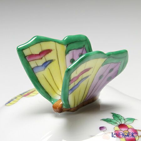 ヘレンド ヴィクトリア・プレーン VA 06005-0-17 ハートボックス（チョウ）