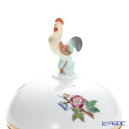 ヘレンド ヴィクトリア・プレーン VA 06033-0-16 ラウンドボックス（ニワトリ） 8cm