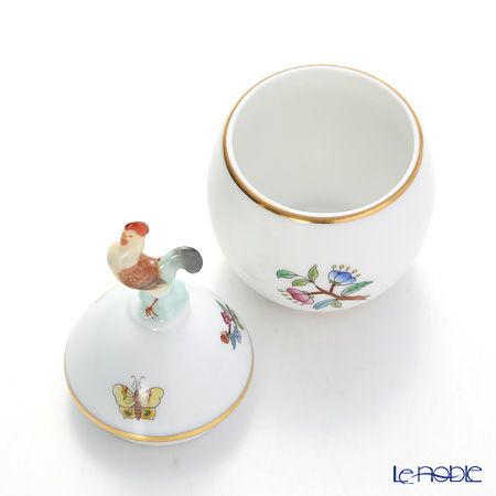 ヘレンド ヴィクトリア・プレーン VA 06043-0-16 タマゴボックス 縦 ニワトリ 10cm