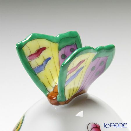 ヘレンド ヴィクトリア・プレーン VA 06043-0-17 タマゴボックス 縦 チョウ