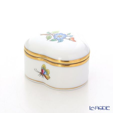 ヘレンド ヴィクトリア・プレーン VA 06112-0-00 ハートボックス 5cm