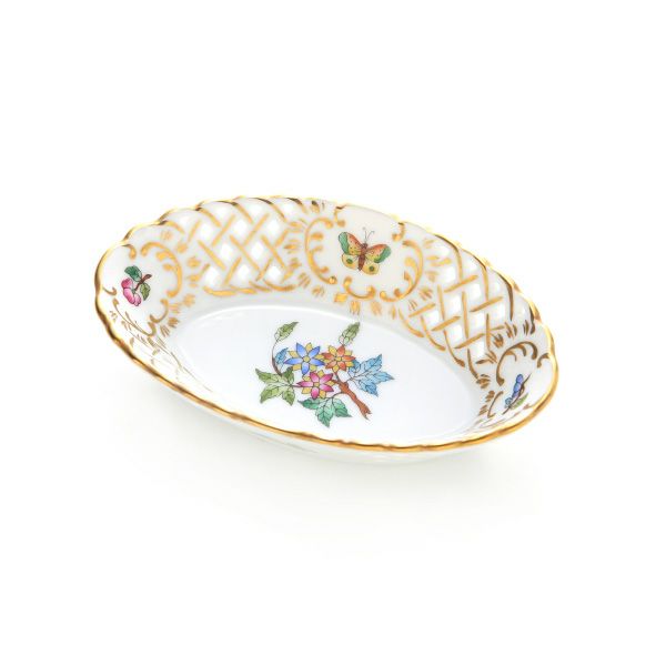 ヘレンド ヴィクトリア・プレーン VA バスケット オープンワーク 07354-0-00