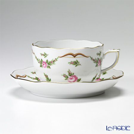 ヘレンド ディアナのバラ RSD 20724-0-00／724 ティーカップ＆ソーサー 200ml