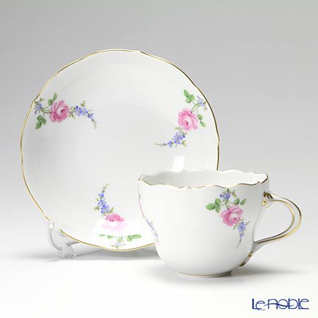 マイセン（Meissen） 野バラと忘れな草 029310／00582 コーヒーカップ＆ソーサー 200ml