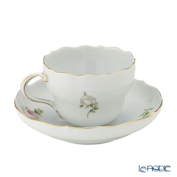 マイセン（Meissen） ホワイトローズ 029510／00582 コーヒーカップ＆ソーサー 200ml