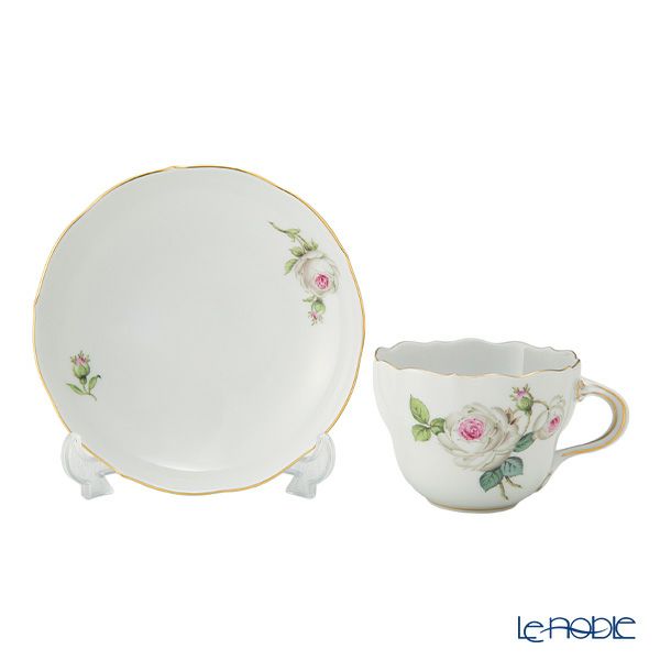 マイセン（Meissen） ホワイトローズ 029510／00582 コーヒーカップ＆ソーサー 200ml