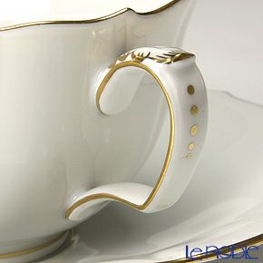 マイセン（Meissen） ホワイトローズ 029510／00633 ティーカップ＆ソーサー 150ml
