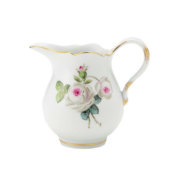 マイセン（Meissen） ホワイトローズ 029510／00763 クリーマー 9cm／150ml