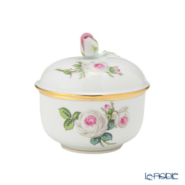 マイセン（Meissen） ホワイトローズ 029510／00822 シュガー 9cm