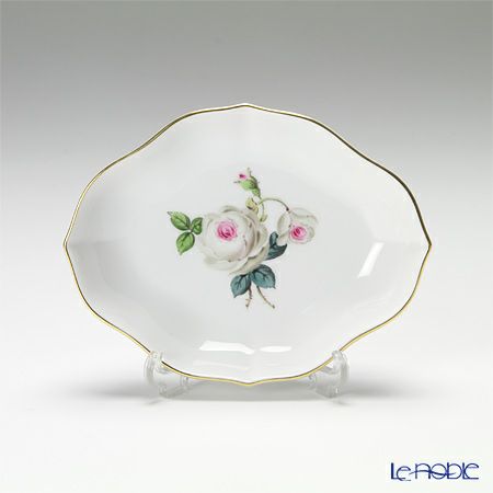 マイセン（Meissen） ホワイトローズ 029510／53605 スモールディッシュ 12cm