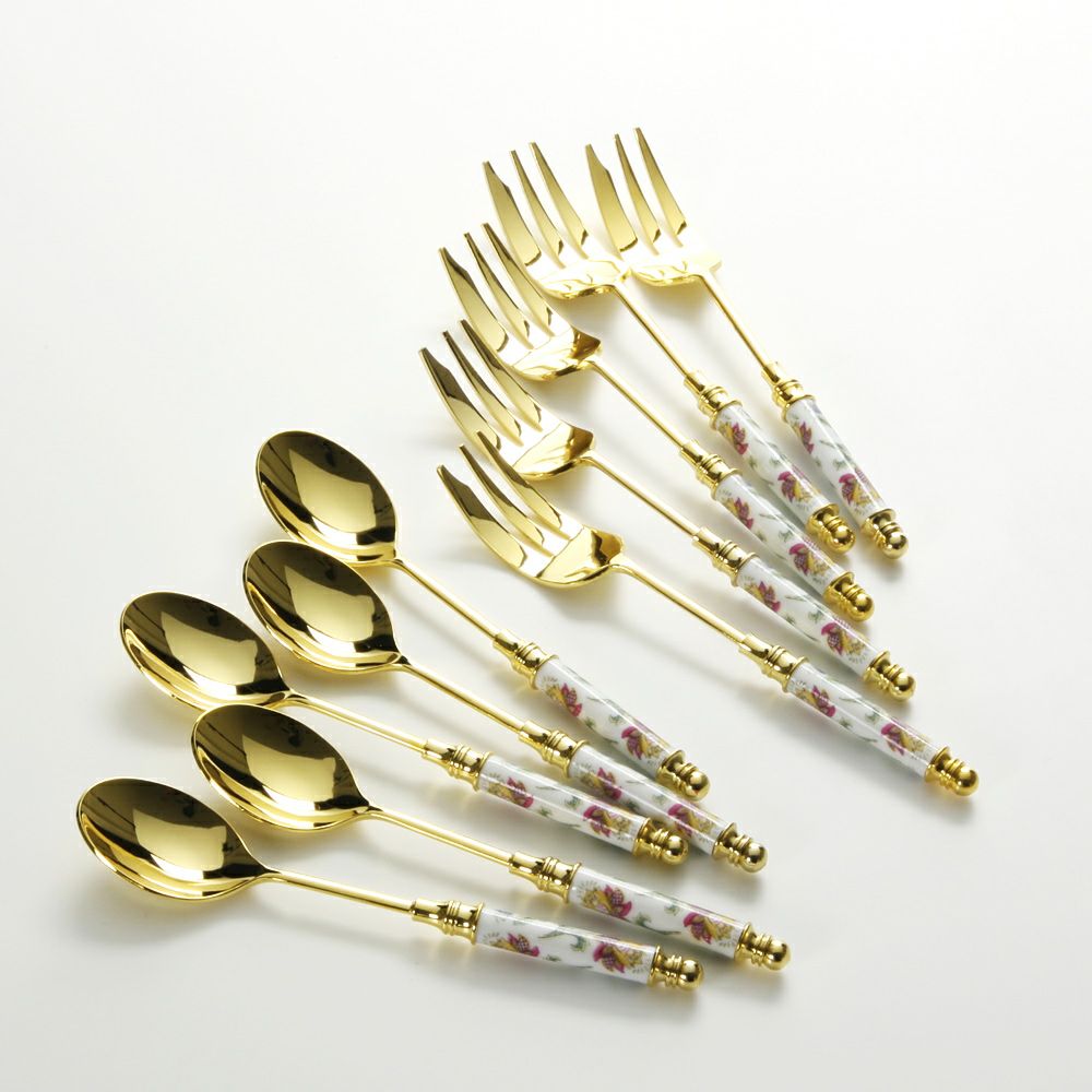 ミントン ハドンホール ティースプーン・ケーキフォーク 10本セット HH004G