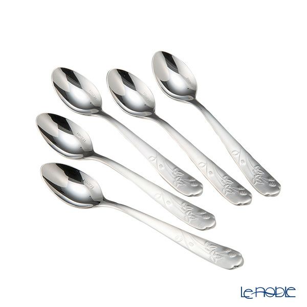 ミントン ヴィクトリアストロベリーホワイト VS101 ティースプーン 5本セット