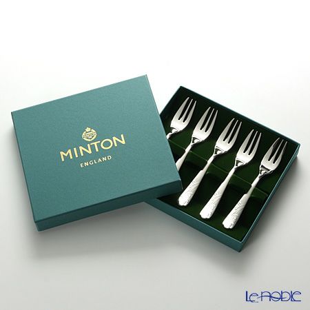 ミントン ヴィクトリアストロベリーホワイト VS102 ケーキフォーク 5本セット