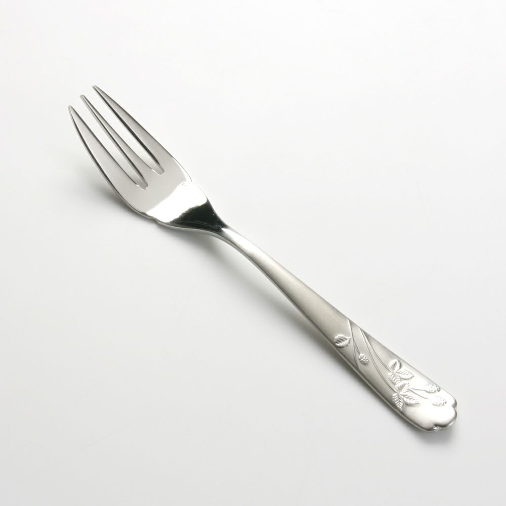 ミントン ヴィクトリアストロベリーホワイト VS202 ケーキフォーク 5本セット 【収納袋付】