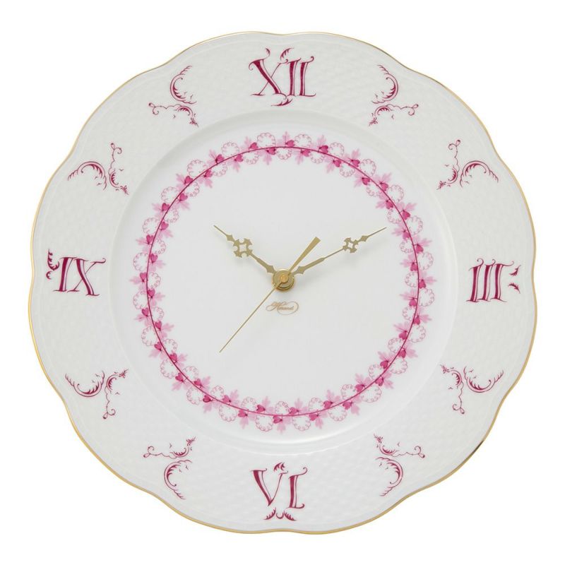 ヘレンド パセリピンク PEP 00527-0-47 ウォールクロック 28.5cm