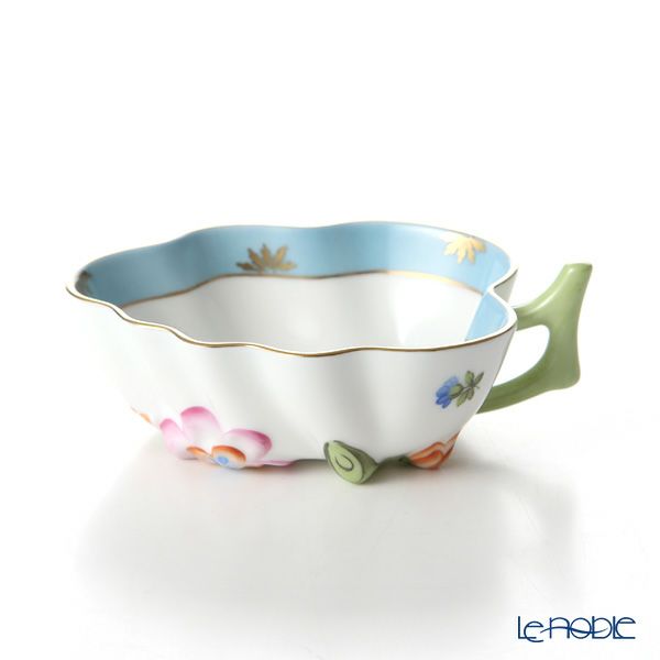 ヘレンド ローズチューリップ ブルー RTFB 02492-0-00 オープンシュガー 10.5cm