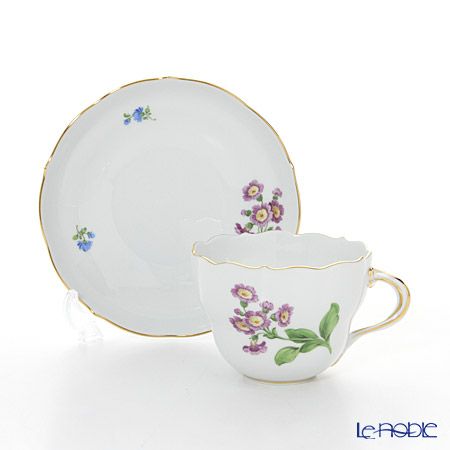 マイセン（Meissen） ベーシックフラワー（一つ花） 030110／00582／05 コーヒーカップ＆ソーサー 200ml Motiv No.5 桜草