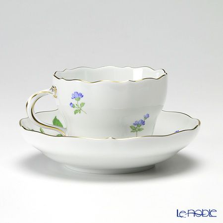 マイセン（Meissen） ベーシックフラワー（一つ花） 030110／00582／13 コーヒーカップ＆ソーサー 200ml Motiv No.13 野バラ