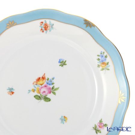 ヘレンド ローズチューリップ ブルー RTFB 20517-0-00 プレート 19cm