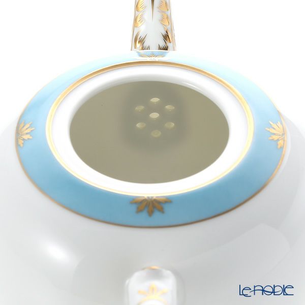 ヘレンド ローズチューリップ ブルー RTFB 20606-0-09 ティーポット（ローズ） 800ml