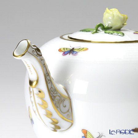 ヘレンド ロスチャイルドバード 00606-0-09／604 ティーポット ローズ 800ml