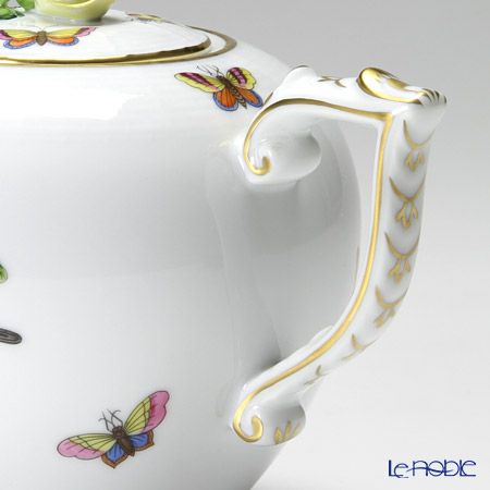 ヘレンド ロスチャイルドバード 00606-0-09／604 ティーポット ローズ 800ml