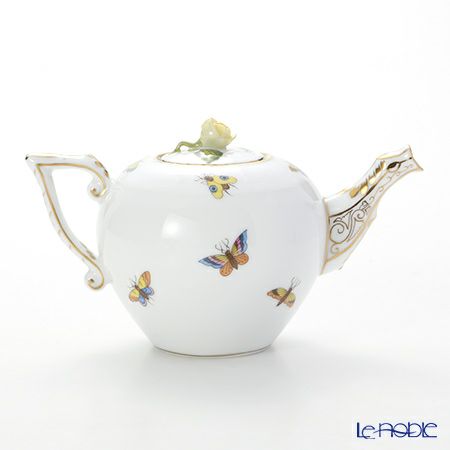 ヘレンド ロスチャイルドバード 00608-0-09 ティーポット ローズ 400ml