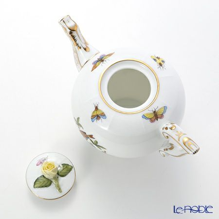 ヘレンド ロスチャイルドバード 00608-0-09 ティーポット ローズ 400ml