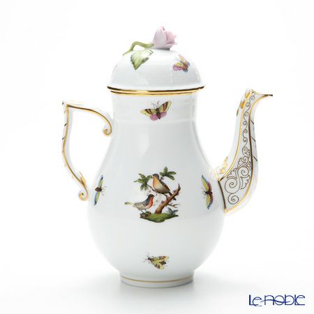 ヘレンド ロスチャイルドバード コーヒーポット（ローズ） 1200ml