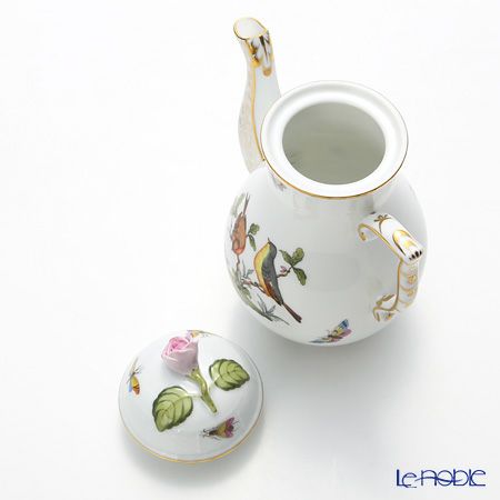 ヘレンド ロスチャイルドバード コーヒーポット（ローズ） 1200ml