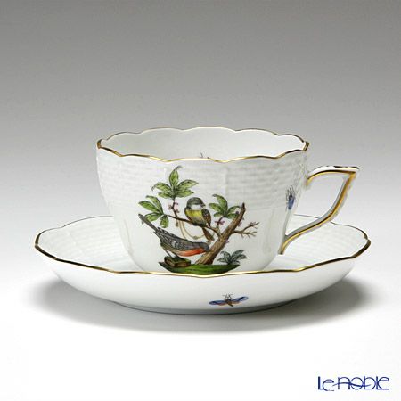 ヘレンド ロスチャイルドバード RO-2 00730-0-00 ティーカップ＆ソーサー（兼用） 200ml