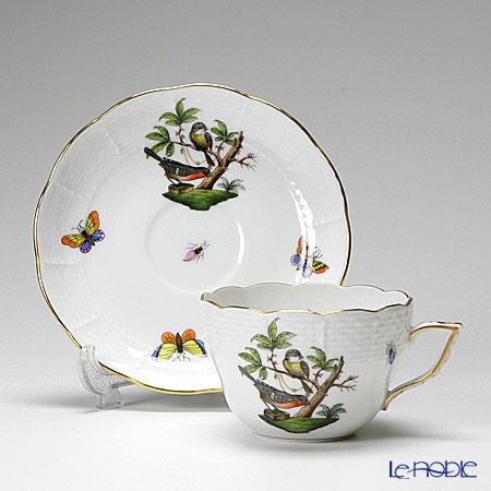 ヘレンド ロスチャイルドバード RO-2 00730-0-00 ティーカップ＆ソーサー（兼用） 200ml