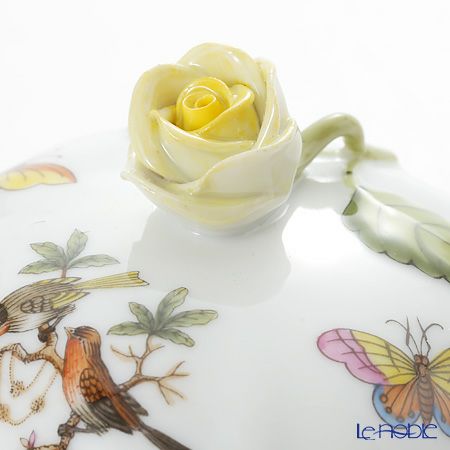 ヘレンド ロスチャイルドバード 06179-0-09 スクエアボックス（ローズ）