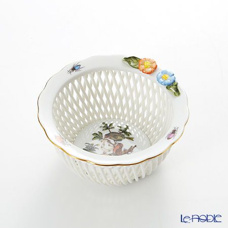 ヘレンド ロスチャイルドバード 07376-0-00 バスケット（ラウンド）