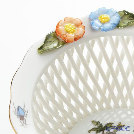 ヘレンド ロスチャイルドバード 07376-0-00 バスケット（ラウンド）