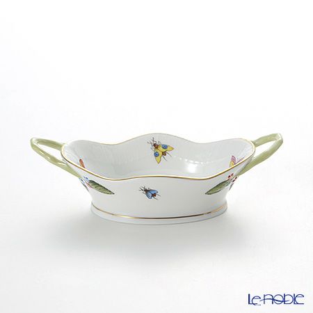 ヘレンド ロスチャイルドバード 07420-0-00 バスケット（オーバル）