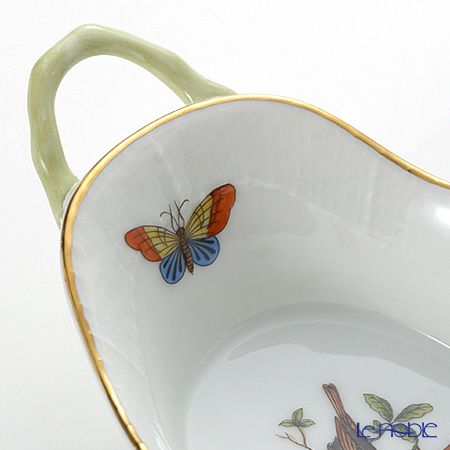 ヘレンド ロスチャイルドバード 07420-0-00 バスケット（オーバル）