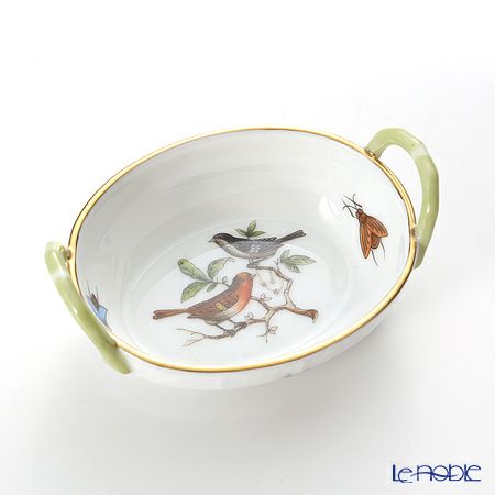 ヘレンド ロスチャイルドバード 07423-0-00 ハンドル付きリング入れ