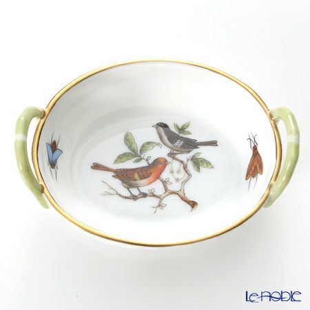 ヘレンド ロスチャイルドバード 07423-0-00 ハンドル付きリング入れ